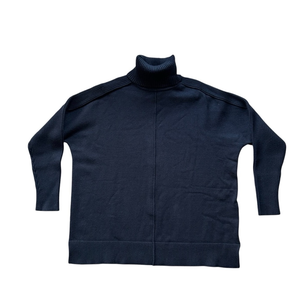 Woman’s black Turtleneck Sweater for winter